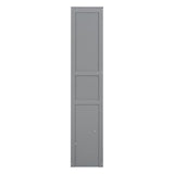 Merax Queen Size Murphy Bed, Wood Queen Murphy Cabinet Bed with Shelves, Wall Bed for Home Office or Small Room, Gray Merax