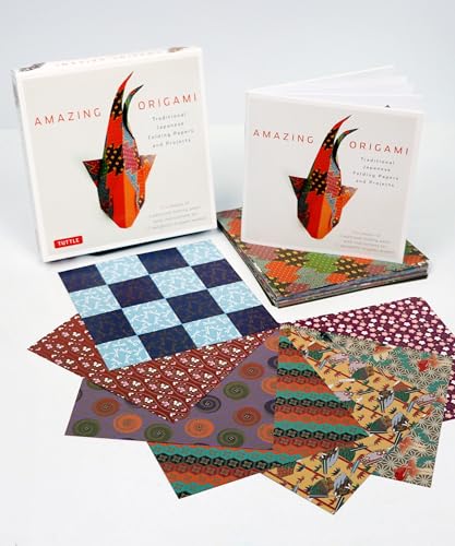 Amazing Origami Kit: Traditional Japanese Folding Papers and Projects [144 Origami Papers with Book, 17 Projects] Tuttle Publishing