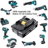 POWTREE Upgraded 3500mAh BL1815 18V LXT Li-ion Battery for BL1815 BL1830 BL1860 BL1850 BL1840 BL1850B-2 BL1845 BL1815 BL1820 BL1860B Cordless Power Tools Series POWTREE