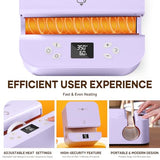 HTVRONT Auto Tumbler Heat Press Machine - Mug Heat Press Heat Up Fast & Even, Professional Tumbler Press High-Security for 2.9"-3.2" Sublimation Tumblers, Cups, Glasses and Mugs, Purple HTVRONT