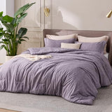 Bedsure King Size Comforter Set - Dark Red King Comforter Set, Soft Bedding for All Seasons, Cationic Dyed Bedding Set, 3 Pieces, 1 Comforter (104"x90") and 2 Pillow Shams (20"x36"+2") Bedsure