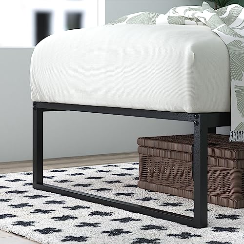 Zinus Lorelei 14 Inch Metal Platform Bed Frame, Mattress Foundation with Steel Slat Support, No Box Spring Needed, Easy Assembly, Twin, Black Zinus