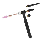 TOOLIOM 71Pcs TIG Welding Torch Accessories Kit Stubby Gas Lens Glass Cup Ceramic Cup Back Cap Kit for WP-17/18/26 TOOLIOM