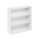 Furinno PASIR Book Shelf, 3-Tier Bookshelf, Bookcase with Open Shelf, 9.3 x 31.3 x 31.5, for Living Room, Bedroom, Home Office, White Furinno