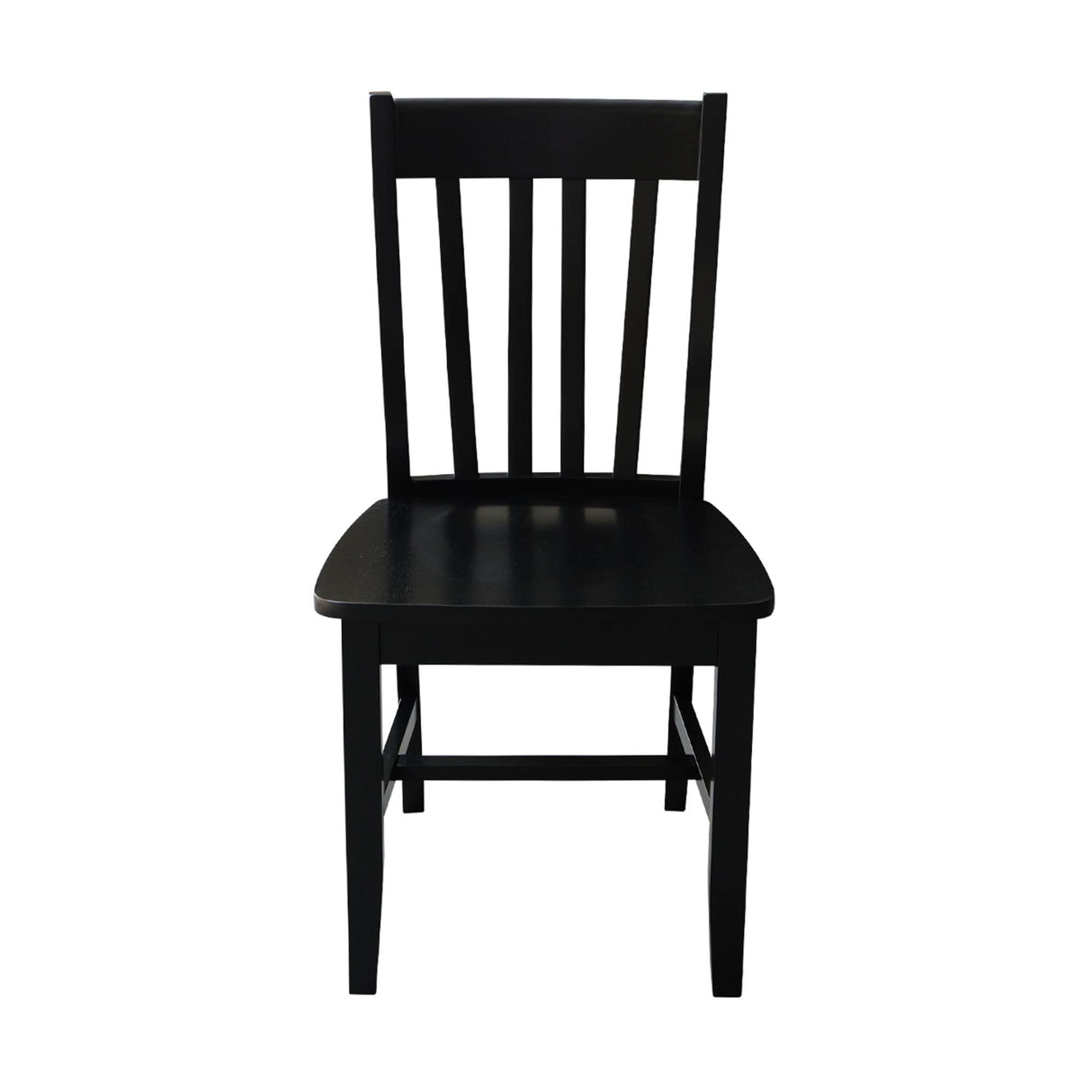 International Concepts Pair of Schoolhouse Chairs Black IC International Concepts