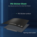 (Smooth PEI Plate) Bundle FLASHFORGE Adventurer 5M 3D Printer and FLASHFORGE PEI Sticker Plate FLASHFORGE