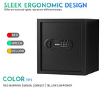 RPNB Deluxe Safe and Lock Box,Money Box,Digital Keypad Safe Box,Steel Alloy Drop Safe, Keypad Lock,Perfect for Home Office Hotel Business Jewelry Cash Use Storage,1.2 Cubic Feet RPNB