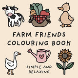 Farm Friends Colouring Book (Simple and Relaxing Bold Designs for Adults & Children) (Simple and Relaxing Colouring Books) Lindesa
