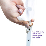 Impact Canopy 10' x 10' Canopy Tent Gazebo with Dressed Legs, White IMPACT CANOPY