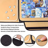 Rekcopu 1500 Pieces Jigsaw Puzzle Board, Portable Puzzle Board, Jigsaw Puzzle Table Board, Puzzle Keeper Puzzle Caddy with Sorting Trays & Detachable Board,Non-Slip Surface, Medium Rekcopu