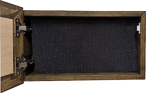 Bellewood Designs Decorative Deer Scene Wall-Mounted Secure Hidden Gun Cabinet - Concealed Gun Safe To Securely Store Your Gun & Home Self Defense Gear Bellewood Designs