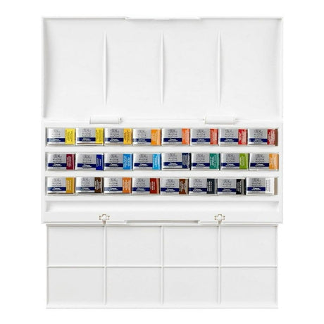 Winsor & Newton Cotman Watercolor Paint Set, Studio Set, 24 Whole Pans Winsor & Newton