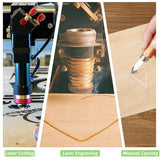 12Pcs 16 x 12 x 1/16 Inch Baltic Birch Plywood Sheets Unfinished Plywood Sheet for Arts and Crafts, Painting, Pyrography, Wood Engraving, Wood Burning, Laser, Architectural Models ACXFOND