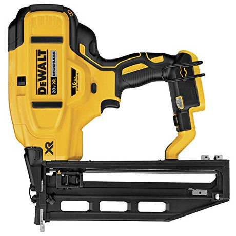 DEWALT 20V MAX* XR Finish Nailer, Straight, 16GA (DCN662B) DEWALT
