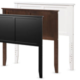 Giantex Adjustable Black Wood Headboard for Twin Beds – Sturdy Flat Panel with Modern Design Giantex