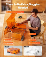 VEVOR Laser Engraver, 20W, Laser Engraving and Cutting Machine with Enclosure, Laser Cutter Engraver Machine, 7000 mm/min, 11.8 x 11.8 in Working Area, for Wood, Leather, Glass, Certain Metal, Class 1 VEVOR