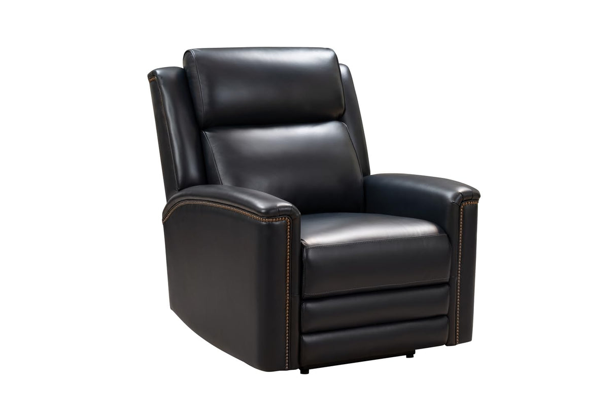 BarcaLounger Tomas Power Recliner-Midnight Blue BarcaLounger
