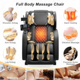 Megashock SL Track 2026 Massage Chair Full Body, Zero Gravity Massage Chair with Back Heat, 12 Fixed Rollers, Foot Massage, Airbag Massage and Bluetooth Speaker for Home and Office Megashock