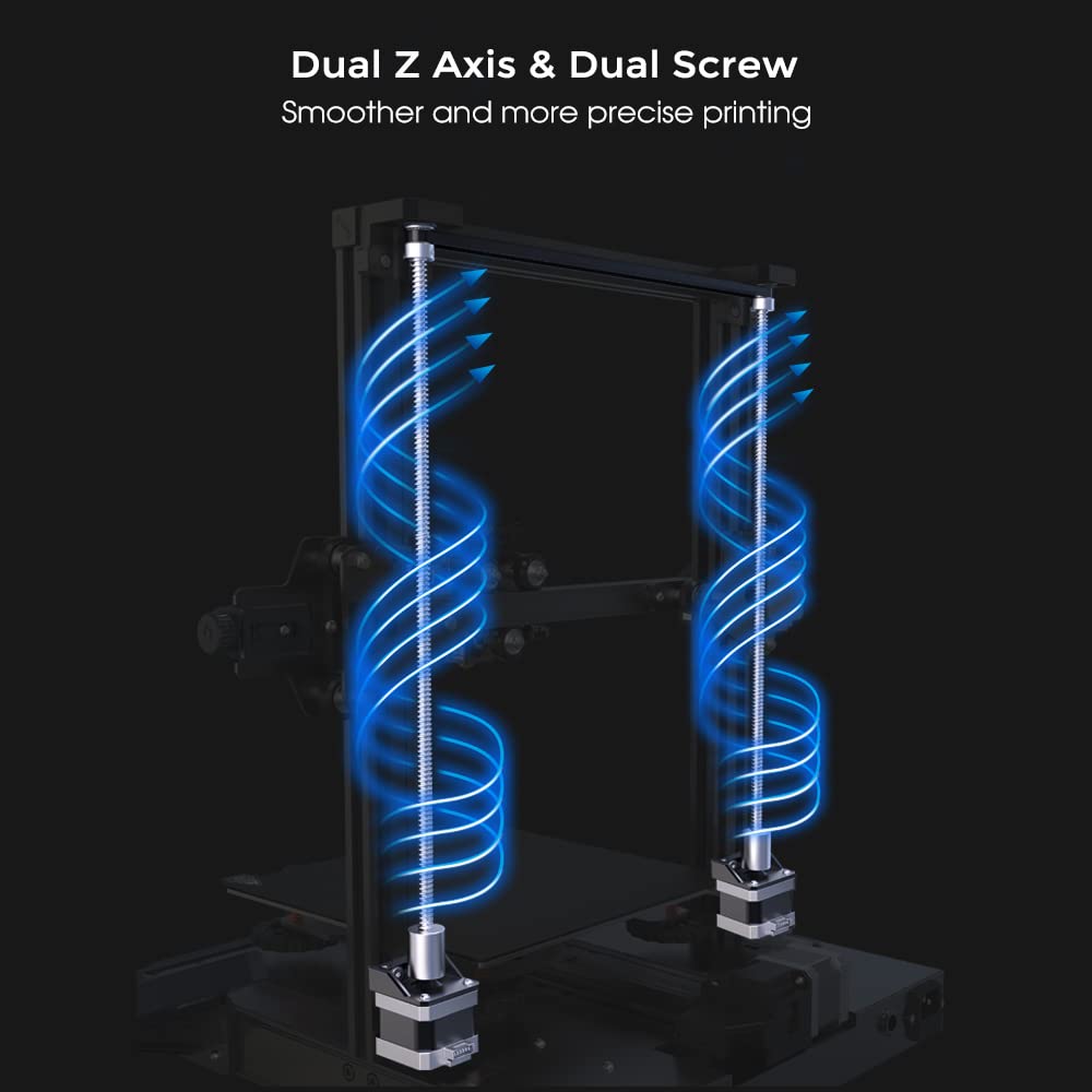 2024 New Version Creality Ender 3 S1 Pro with 200mm/s Printing Speed, Sprite Direct Extruder CR Touch Auto Leveling 300℃ High-Temp Printing, Dual Z-axis Screw Printing Size 8.66x8.66x10.63 in - WoodArtSupply