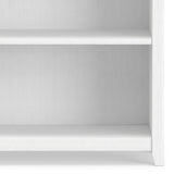 SIMPLIHOME Amherst Bookcase - 70 inch Tall 5-Shelf Solid Wood Bookshelf in White, Transitional Storage for Living Room, Study Room or Office with Adjustable Shelves and Tapered Legs SIMPLIHOME