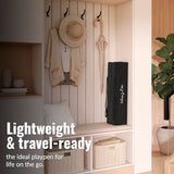 Dream On Me Nest Portable Playard in Black with Carrybag an Shoulder Strap, Lightweight, Packable and Easy Setup Baby Playard, Breathable Mesh Sides and Soft Fabric - Comes with a Removable Padded Mat