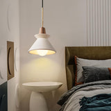 OROILUPU 9.4'' Concrete Pendant Lights Kitchen Island Hanging Lights Unique Pinecone Lampshade Industrial Chandelier Nordic Cement Pendant Light for Dining Room,Bedside,Kitchen,Hallway,1Pcs,White OROILUPU