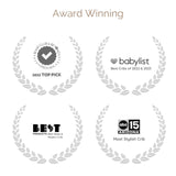 dadada Baby’s 3-in-1 Austin Convertible Crib - Newborn Essentials Baby Bed Fits Standard Crib Mattress - Adjustable Bed Base - Natural dadada