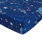 MAG 3 Pcs Bedding Sheet Set,Space Galaxy Planets Stars Queen Sheet Set,for Kids Teens Boys Girls and Space-Lovers,Microfiber with 1 Fitted Sheet 14'' Deep Pocket and 2 Pillowcases. MAG