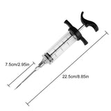 Andux 30ml Meat Injector Kitchen Marinade Syringe with Stainless Steel Needle 09-ZSQ-001 (Black) Andux
