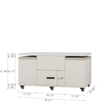 HEIGHYOXP Lift-Up Coffee Table with 4 Stools Set for Living Room Expandable 1 Hidden Storage + 2 Drawers Space Saving Folding Table HEIGHYOXP