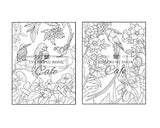Songbirds Coloring Book: An Adult Coloring Book Featuring Beautiful Songbirds, Exquisite Flowers and Relaxing Nature Scenes Majosta