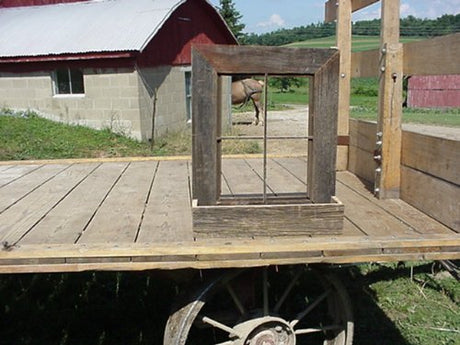 AmishWares, Collectible Handmade Barn Wood Window Frame Flower Box Planter Decoration Home and Garden Primitive and Rustic Barn wood Window Frame Flower Box Barnwood Amish Wares