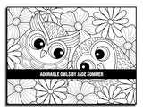 Adorable Owls: An Adult Coloring Book with Cute Owl Portraits, Fun Owl Designs, and Relaxing Mandala Patterns Majosta