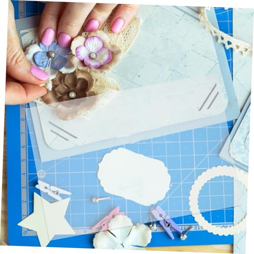 Alipis 10pcs Sheets Shrink Film Hot Heat Shrink Making for Shrinking Craft Art Maker Jewelry Shrinkable Wrapping Key Material Supply Heat Shrink Material Transparent Alipis