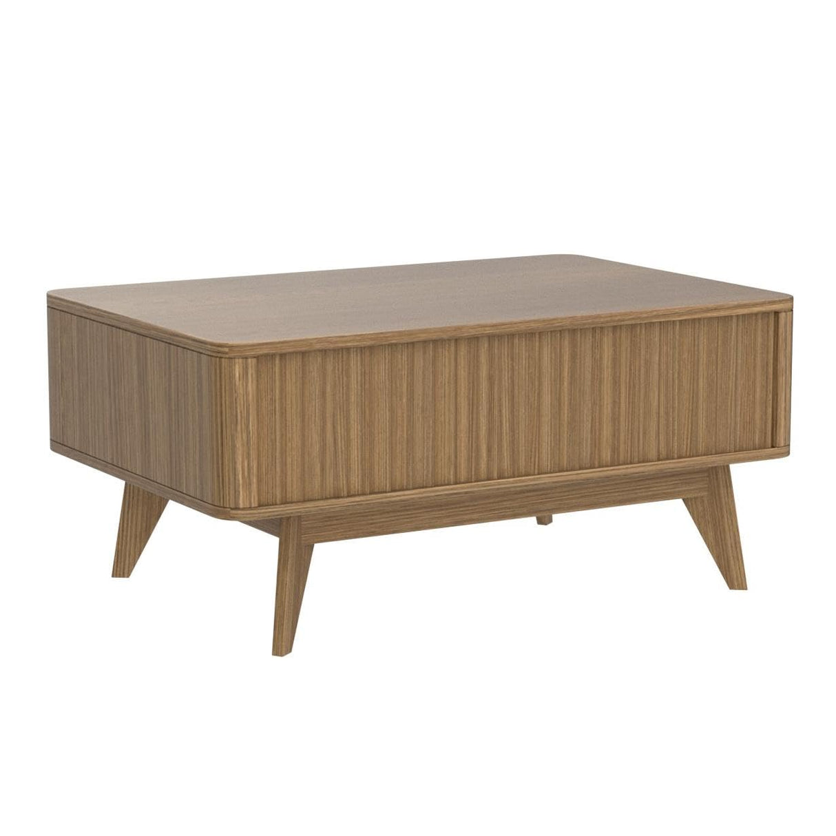 mopio Brooklyn Coffee Table, Lift Top Coffee Tables for Living Room, Mid Century, Modern Farmhouse Center Table with Lifting Top & Hidden Storage, Fluted Panel, Rising Pull Up Dining Table (Walnut) mopio