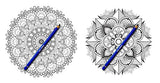 The Art of Mandala: Adult Coloring Book Featuring Beautiful Mandalas Designed to Soothe the Soul KAVNLON