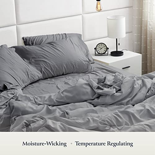 BELADOR Silky Soft Sheet Set - Luxury 6 Piece Bed Sheets for Queen Size Bed, Secure-Fit Deep Pocket Sheets with Elastic, Breathable Hotel Sheets & Pillowcase Set, Wrinkle Free Oeko-Tex Sheets BELADOR