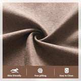 Reedvales Oversized Recliner Sofa with Heat and Massage, Big Large 3-Seater RV Recliner Couch Sofa for Living Room, Wall-Hugger Reclining Sofa with Cup Holders and USB Port (Fabric, Brown)