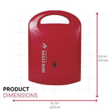 Holstein Housewares - Non-Stick Heart Waffle Maker, Red - Makes 4 Heart-Shaped Waffles in Minutes Holstein Housewares