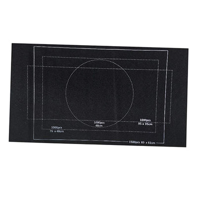 LEIPUPA Puzzle Roll Up Mat Playground Store and Transport Jigsaw Puzzles Up to 1500/2000/3000 Pieces - 1500 Black