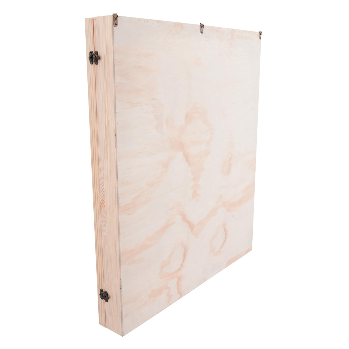 LOONGWEIA Wall Mount Wooden Display Case, 6 Tier Minifigure Display Cabinet with Acrylic Door Miniature Curio Cabinet with 50 Small Compartments for Mini Figures Collectibles Action Figures LOONGWEIA