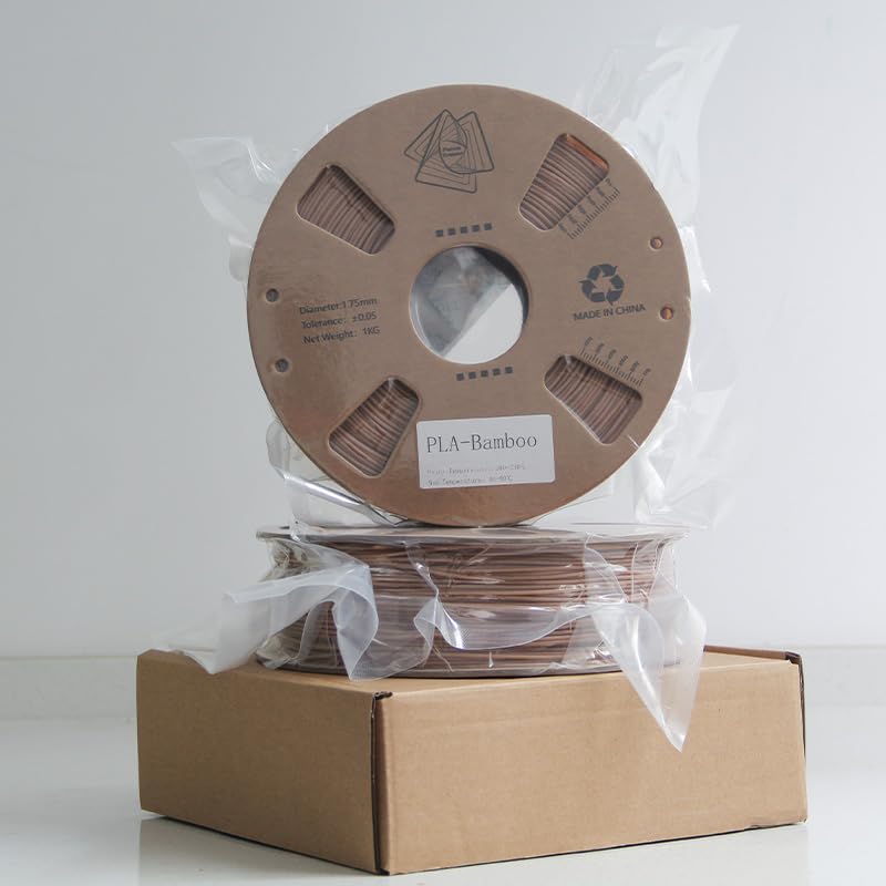 3D Printer Filament Bamboo Fiber - Bambu Filament pla - Wood Filament pla - 1.75mm(2.2 LBS) - WoodArtSupply