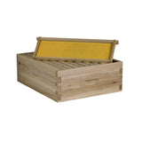 NuBee Starter 10 Frame Beehive Kit - Includes 2 Hive Bodies, 1 Super Box, Pine Frames, Wax Coated Foundations and More NuBee Hive