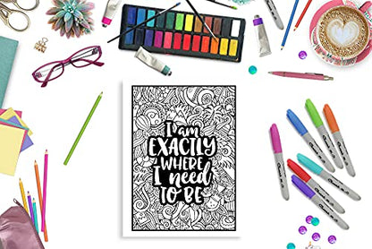 Mindfulness Coloring Book for Teens & Adults