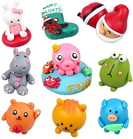 CiaraQ 24 Colors Small Block Polymer Clay Starter kit, Oven Bake Clay, DIY Molding Clay, Great for Kids, Beginners CiaraQ