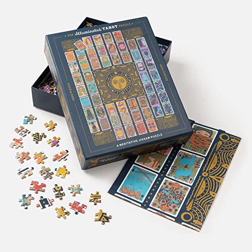 Clarkson Potter The Illuminated Tarot Puzzle: A Meditative 1000-Piece Jigsaw Puzzle: Jigsaw Puzzles for Adults Clarkson Potter