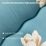 MAXYOYO Floral Printed Rustic Japanese Style Futon Foldable Roll Up Bed Camping Floor Mattress for Adults Floor Lounger Bed Couches and Sofas, Full MAXYOYO