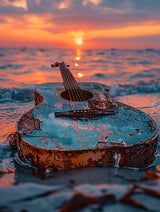 Pavemlo 5D Diamond Art Kits for Adults Guitar, Full Drill Diamond Art Pictures Paint with Diamonds, DIY Cross Stitch Jewel Art Rhinestone Craft for Home Wall Decor (12X16 Inch)@z283 Pavemlo