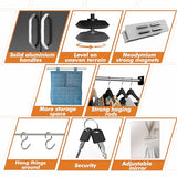 METALTIGER Metal Wardrobe Cabinet - Metal Storage Locker with Locking Doors | Armoire Wardrobe Closet with Doors (Natural Wood Imitation) METALTIGER