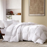 Three Geese Luxury Down Comforter King Size, All-Season Duvet Insert 106x90 Inch with 100% Cotton Cover, 72 Oz Weight Three Geese